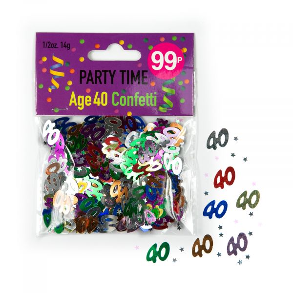 Confetti Age 40