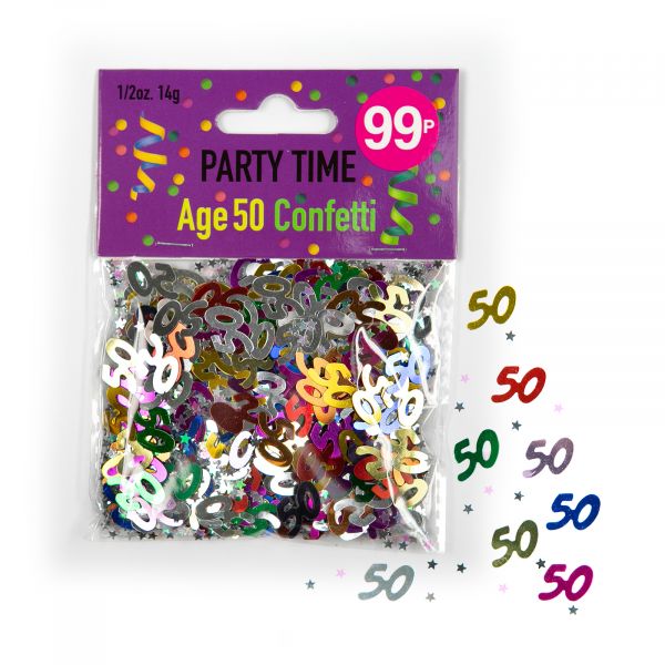 Confetti Age 50