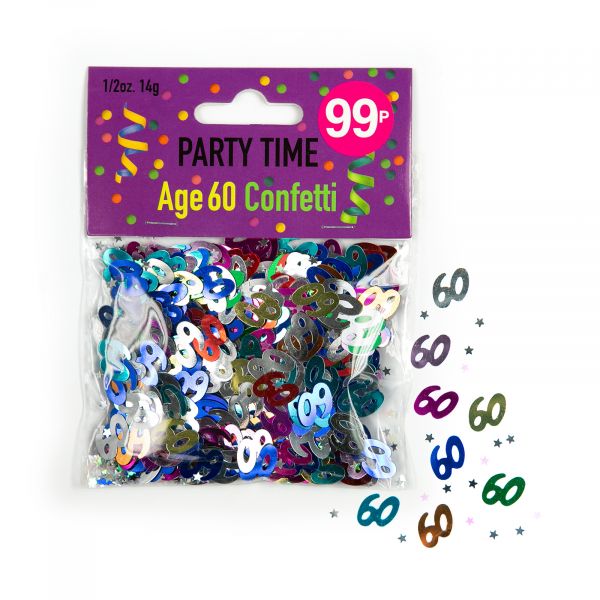 Confetti Age 60