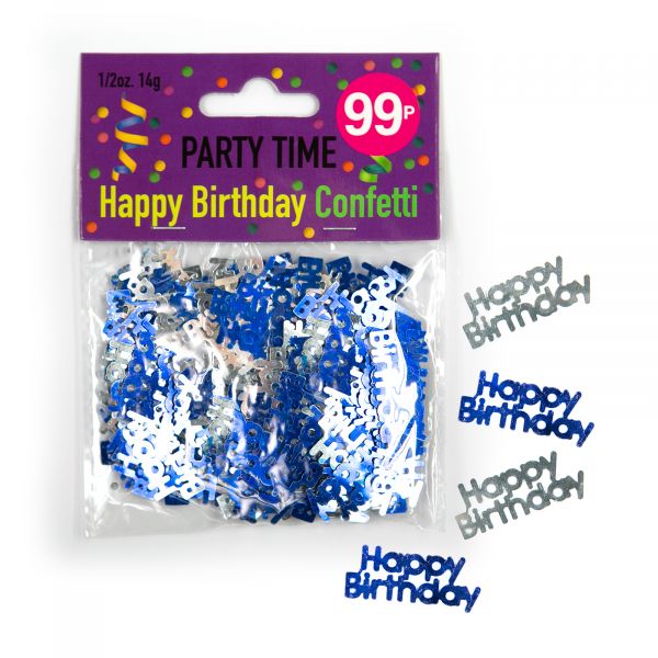 Confetti Happy Birthday Male