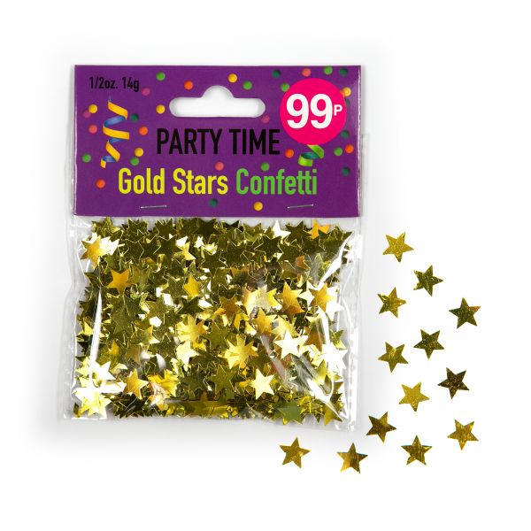 Confetti Gold Stars