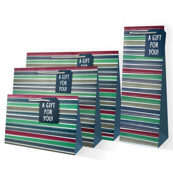 Stripes M Gifts Bags