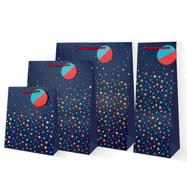 Blue Dotty Gifts Bags