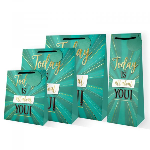 Today Is About You Star Burst Gift Bags